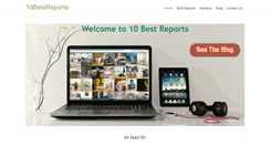 Desktop Screenshot of 10bestreports.com